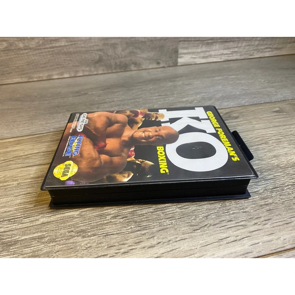 George Foreman's KO Boxing Sega Genesis‎ CIB Complete with Manual Flying Edge